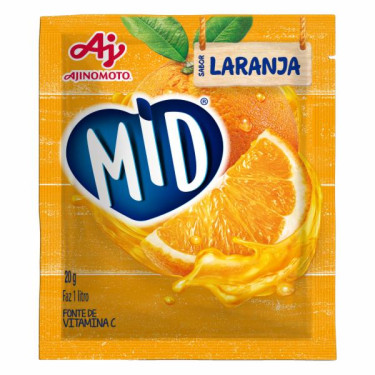 Refresco Mid 20g  Laranja 