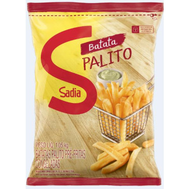 Batata Palito Congelada Sadia 1,05kg