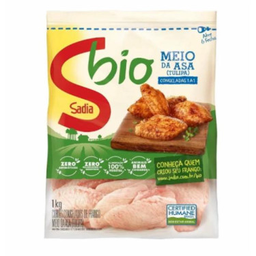 Meio Asa Bio Sadia 1kg Iqf Cwigs 