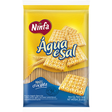 Biscoito Ninfa 700G Agua e Sal