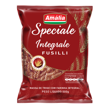 Macarrao Santa Amália Integral Speciale Fusilli 500g