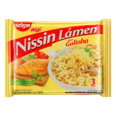 Macarrão Nissin Lamen 85G Galinha 