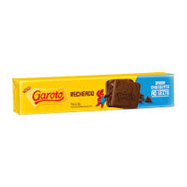 Biscoito Garoto Recheado 130G chocolate