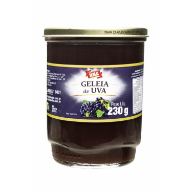 Geleia Val 230g Uva