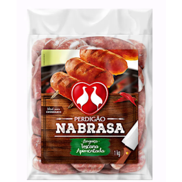 Linguiça Perdigão Nabrasa 1KG Apimentada