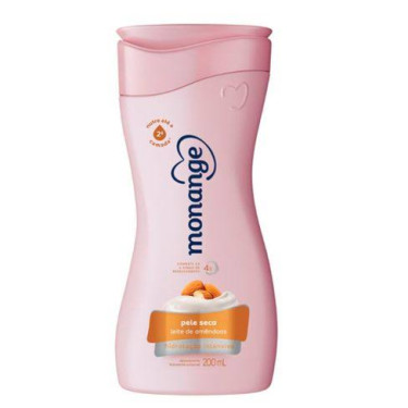 Loção Hidratante Monange 200ml Leite de Amêndoas
