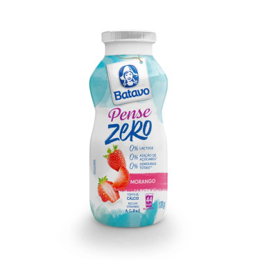 Iogurte Pense Zero Morango Batavo 170g