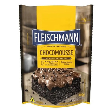 Mistura Bolo Chocomousse Fleischmann 400g