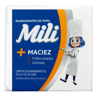Guardanapo Papel Mili 21X22