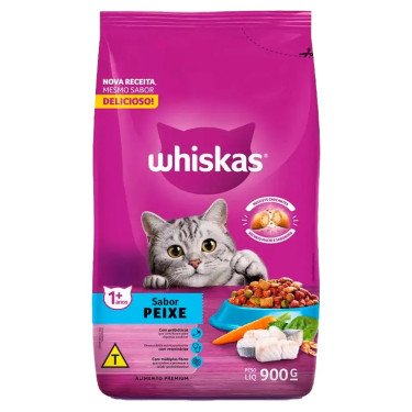 Ração Peixe Whiskas 900g