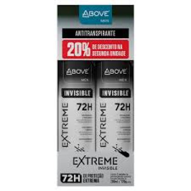 Kit Desodorante Aero Extreme Invisible Above 2x200ml
