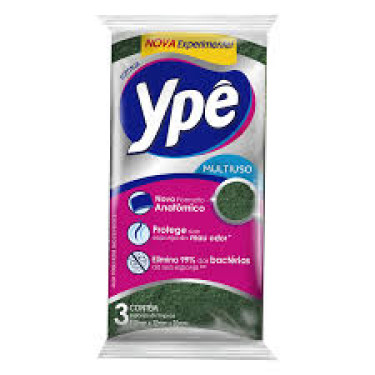 Esponja Multi Uso Ype 3un Anatômica