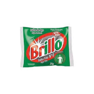 Palha Aco Brillo 25g N.0 Fina