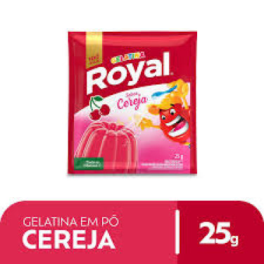 Gelatina Cereja Royal 25g Sh