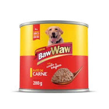 Ração Baw Waw 280g Adulto Carne Lt 