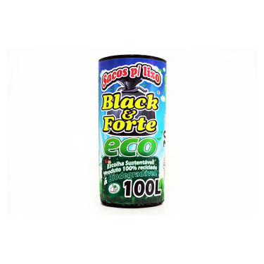 Saco Para Lixo Black Forte 100L