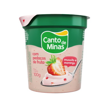 Iogurte Canto de Minas 100G Morango
