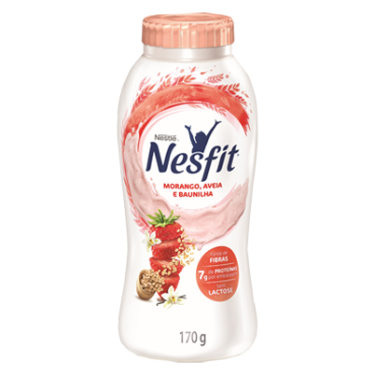 Iogurte Nestlé Nesftit 170g Morango Aveia Baunilha