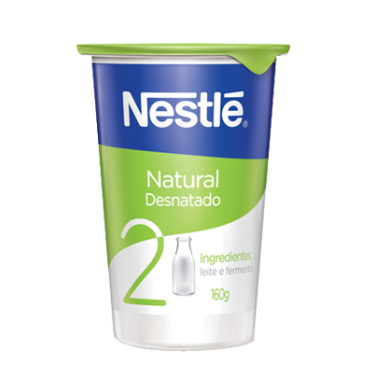 Iogurte Nestlé Natural Desnatado 160g 