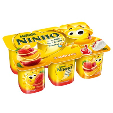 Iogurte Nestlé Ninho Polpa Bandeja 540G
