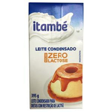 Leite condensado Itambé TP 395g Zero Lactose 