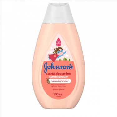 Condicionador Johnsons Baby 200ML  Cabelos Cacheados 