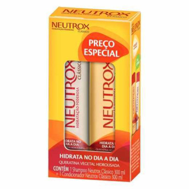 Shampoo e Condicionador Neutrox 300ml Clássico 