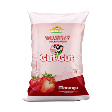 Iogurte Morango Gut Gut Lactowal 1kg