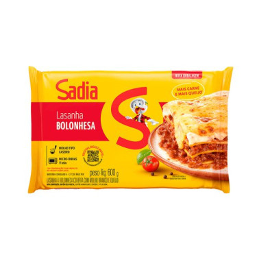 Macarrão Lasanha Sadia 600G Bolonhesa
