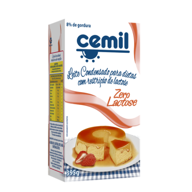 Leite Condensado Cemil 395g Zero Lactose 