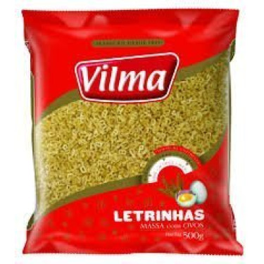 Macarrão Vilma com Ovos 500G Letrinhas