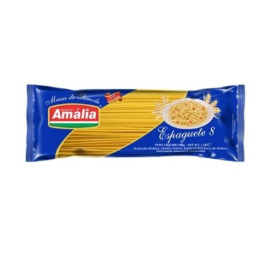 Macarrão Santa Amália 1Kg Sêmola Espaguete 8