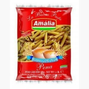 Macarrão Santa Amália 500G Com Ovos Pena