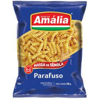 Macarrão Santa Amália 500G Sêmola Parafuso