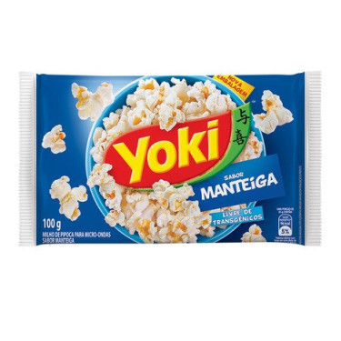 Pipoca Microondas Yoki 100G Manteiga 