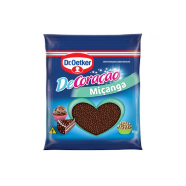 Confeito Oeteker Miçanga Brigadeiro 80G