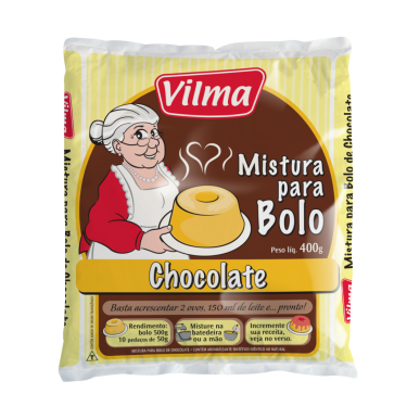 Mistura Bolo Vilma 400G Chocolate