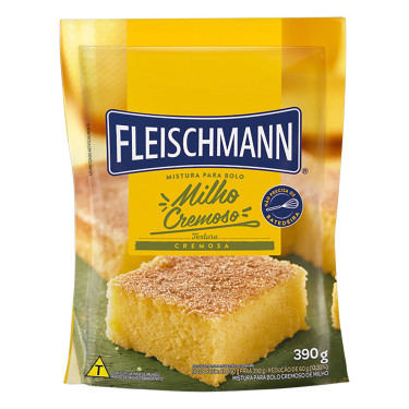 Mistura para Bolo Fleischmann 390g Milho
