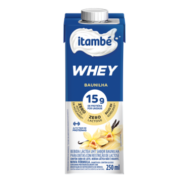 Bebida Lactea Whey Baunilha Itambe 250ml