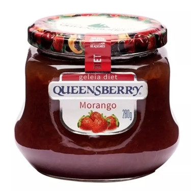 Geleia Queens Berry Diet 280G Morango