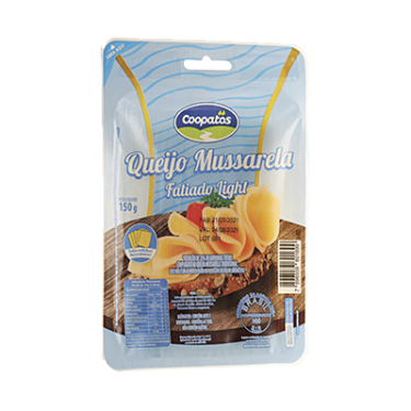 Queijo Mussarela Coopatos 150g Light