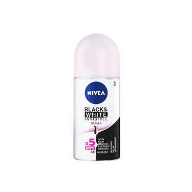 Desodorante Nivea  Roll On 50ML Black & White Clear