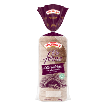 Pão Forno Wick Bold 100% Integral 500G
