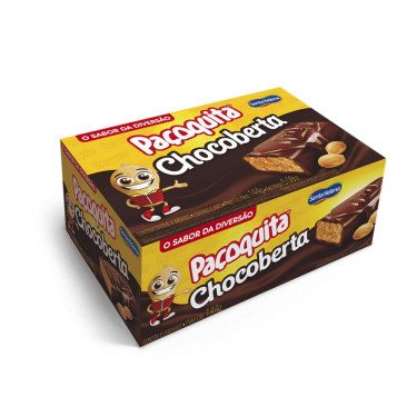 Doce Pacoca Pacoquita Coberta Chocolate Santa Helena 432g