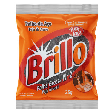Esponja de Aço Brillo Grossa 25G