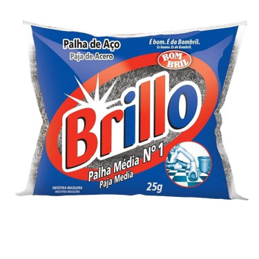 Esponja de Aço Brillo Media 25g