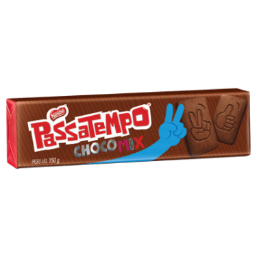 Biscoito Nestle Passatempo 150G Seco doce Chocomix