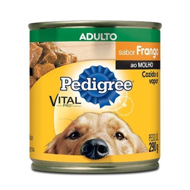 Ração Pedigree 290g Frango ao Molho Adulto