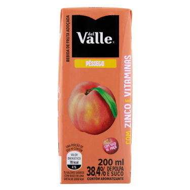 Nectar del Valle 200ml Nutri Pêssego 