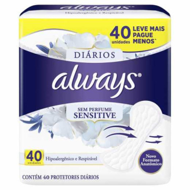 Absorvente Awalys proteção Diaria 40Unid